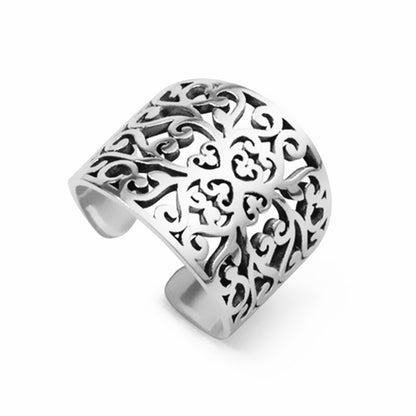 Women's Simple Ethnic Style Hollow Pattern Ring