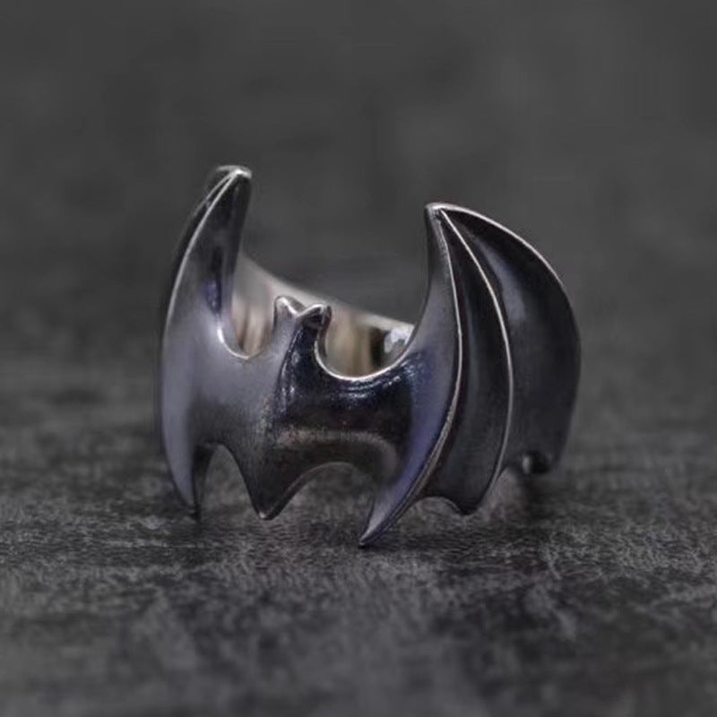 Retro Bat Adjustable Ring for Men and Women