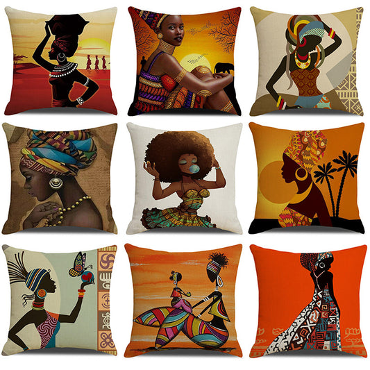 African Ethnic Sofa Decor Hug Pillowcase Cushion