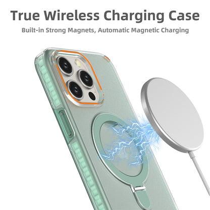 IPhone 15 Case Wireless Charging Ring Holder Cover