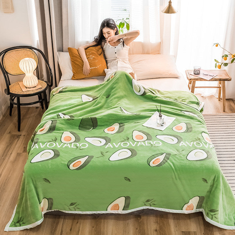 Winter Thickened Flannel Blanket Bedding