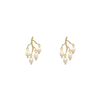 Pearl Branch Earrings for Women