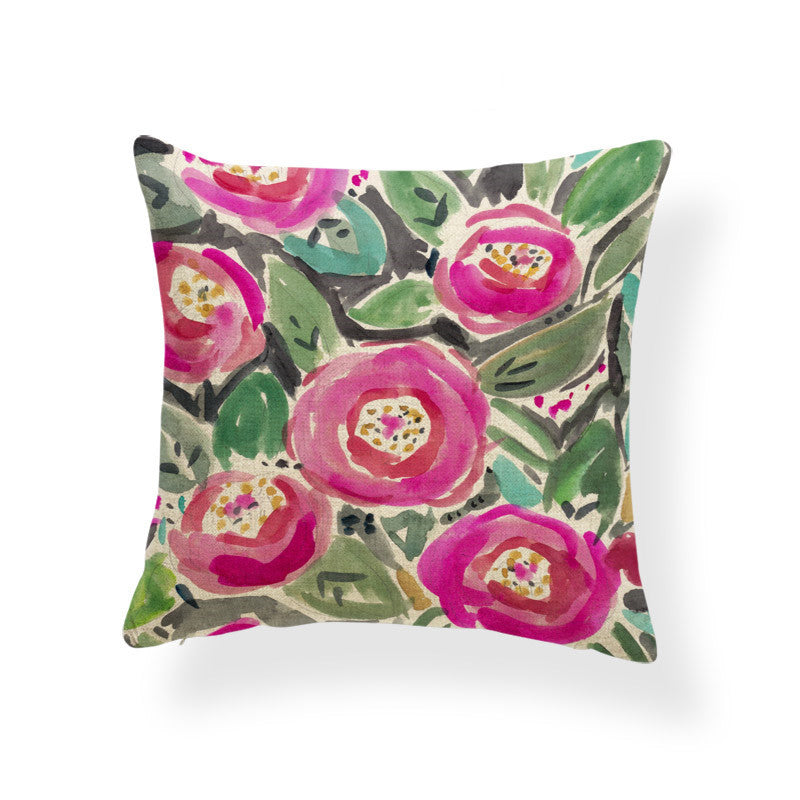 Daffodil Printed Cushions / Pillow Cover