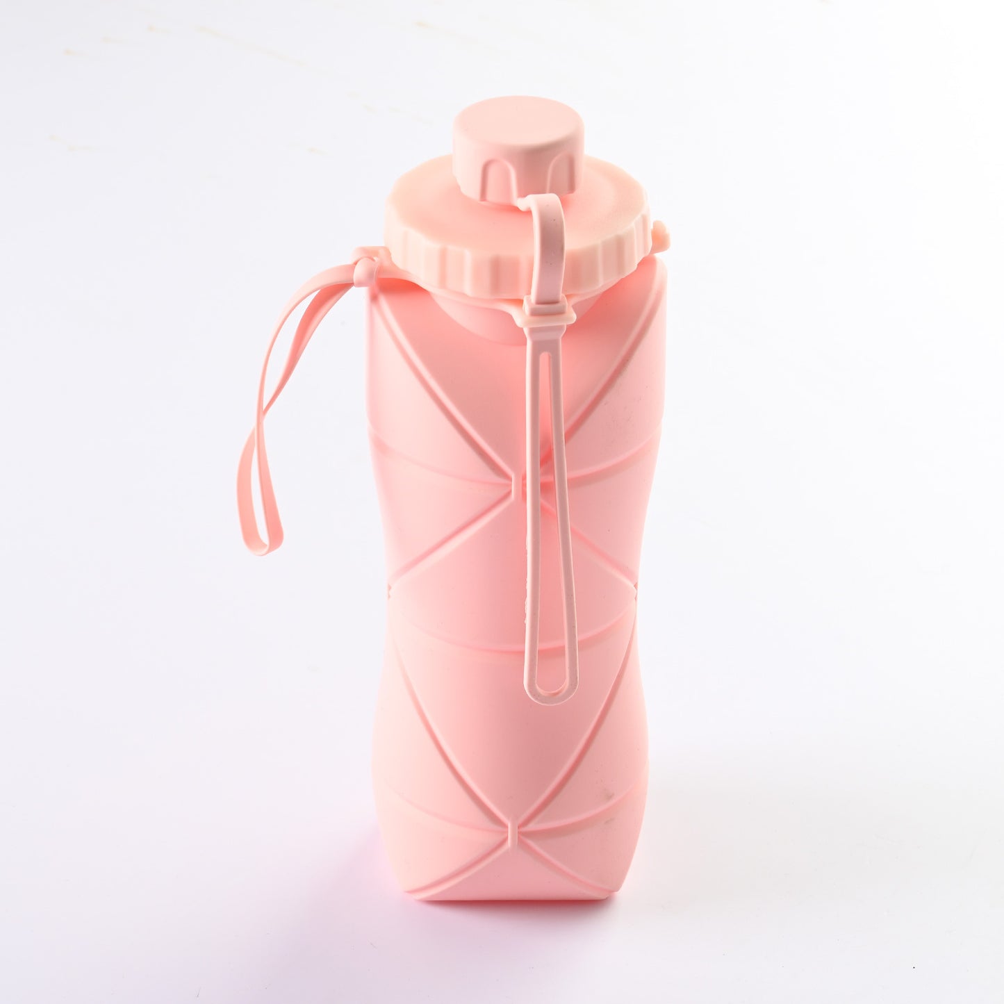 600ml Folding Silicone Portable Sports Water Bottle