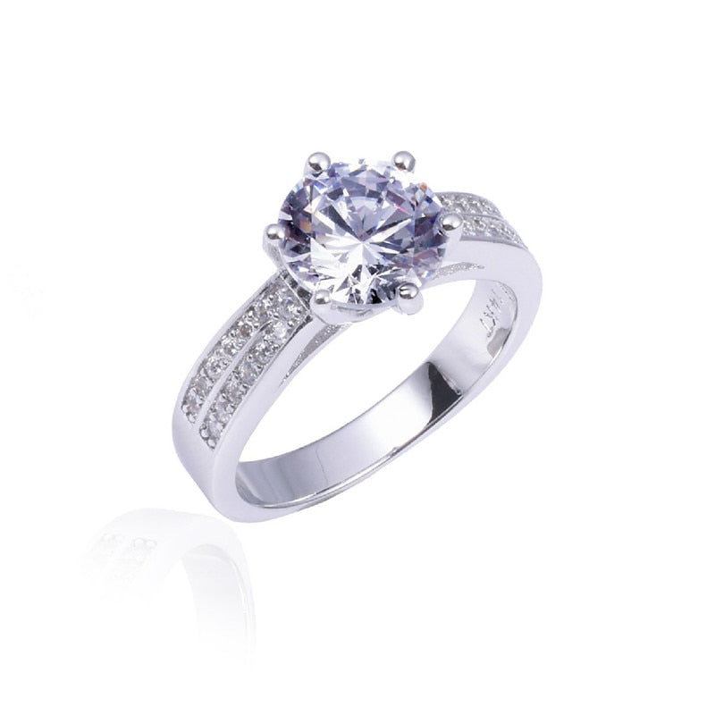 Simulated Diamond Wedding Rings for Women