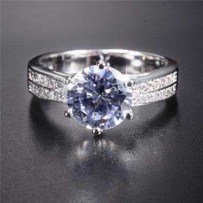 Simulated Diamond Wedding Rings for Women