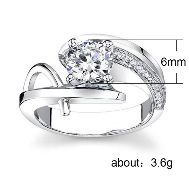 Fashion Engagement Gemstone Ring