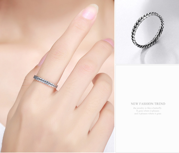 Wheat Shape Arrow Finger Ring for Women