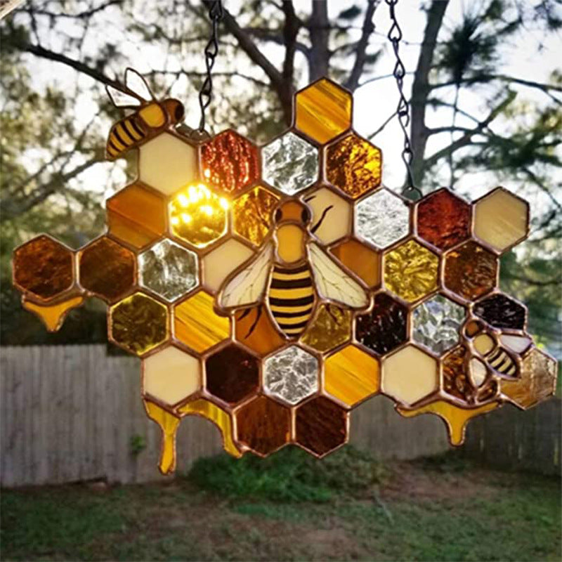 Handmade Bee Ornament Home Decor Pendant