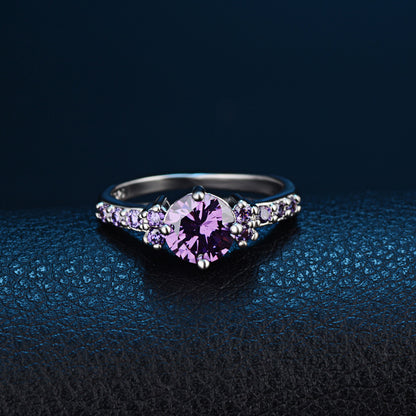 New CiNily Violet Filled Purple Lilac Ring