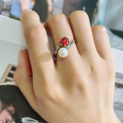 Adjustable Ladybug Ring