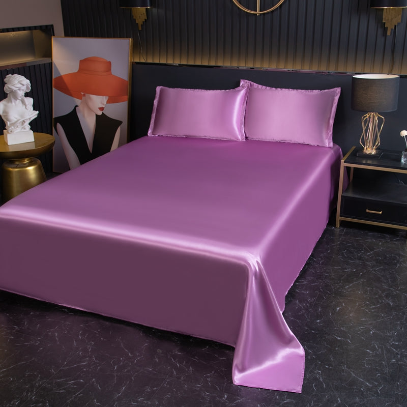 Solid Color Bed Sheet 3PCS Set