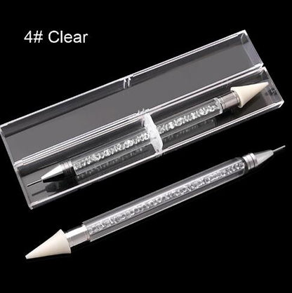 Dual-ended Nail Dotting Pen Rhinestone Studs Picker