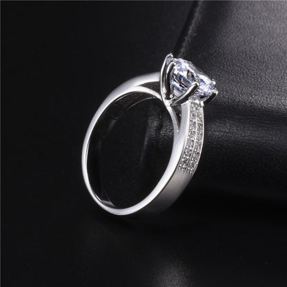 Simulated Diamond Wedding Rings for Women