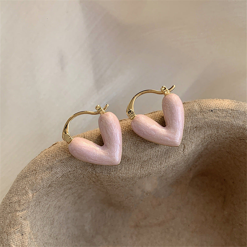 Ins Heart Love Earrings For Women