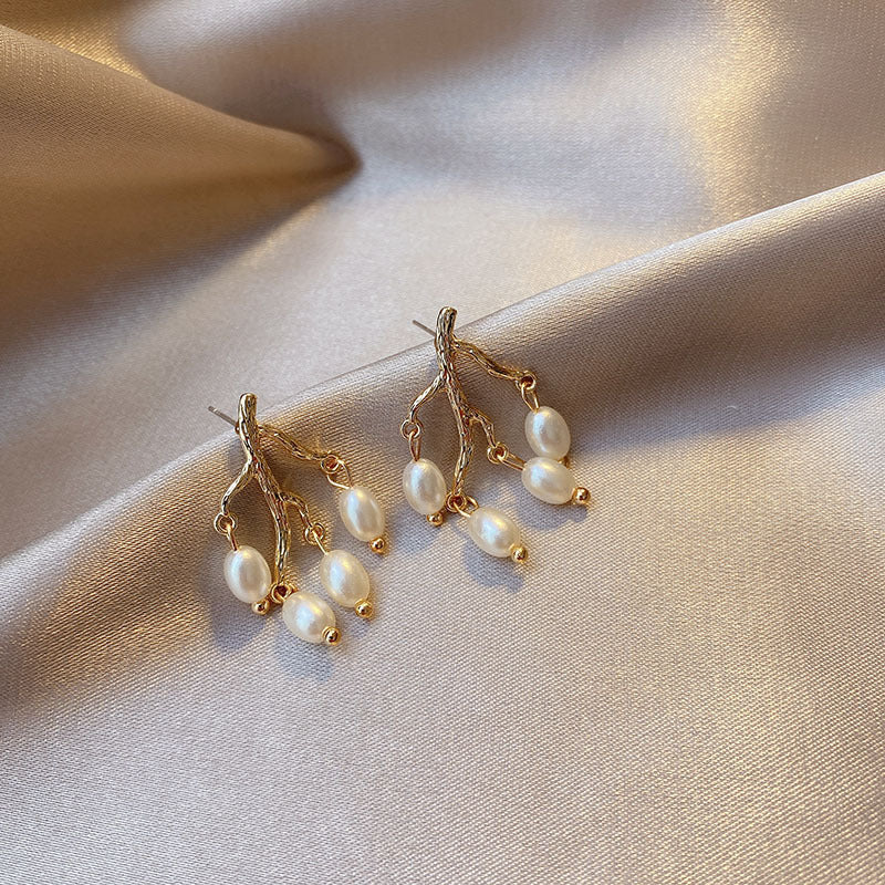 Pearl Branch Earrings for Women