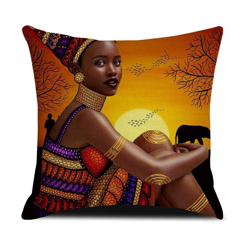 African Ethnic Sofa Decor Hug Pillowcase Cushion