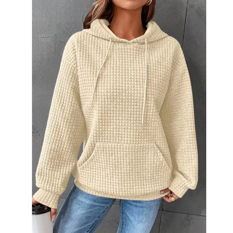 Women's Loose Solid Color Long-sleeved Sweater