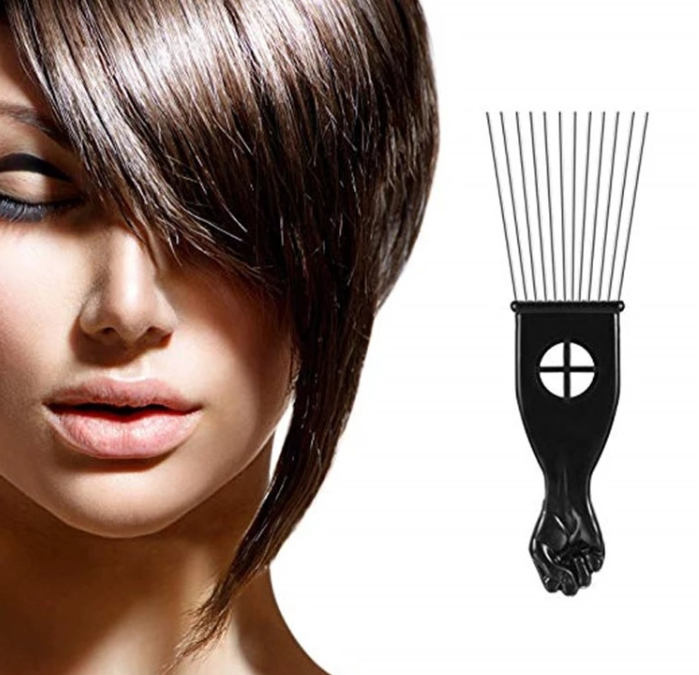 Metal Hair Comb Brush Salon Hairdressing