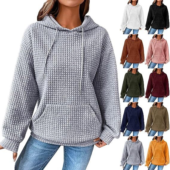 Women's Loose Solid Color Long-sleeved Sweater