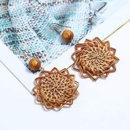 Rattan Handmade Bamboo Earrings