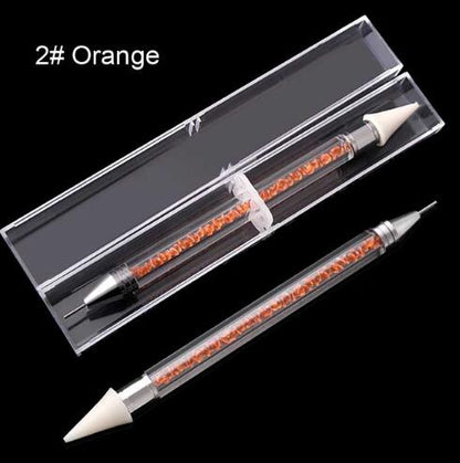 Dual-ended Nail Dotting Pen Rhinestone Studs Picker