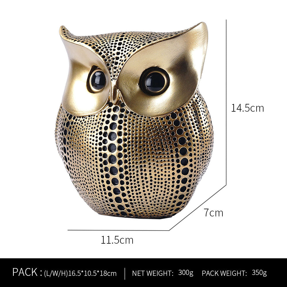 Owl Resin Craft Soft Decor