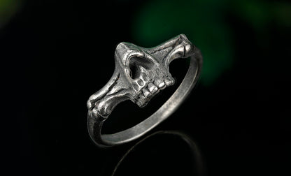 Retro Small Skull Titanium Steel Rings