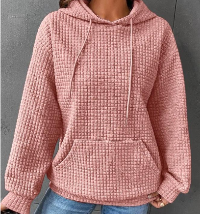 Women's Loose Solid Color Long-sleeved Sweater