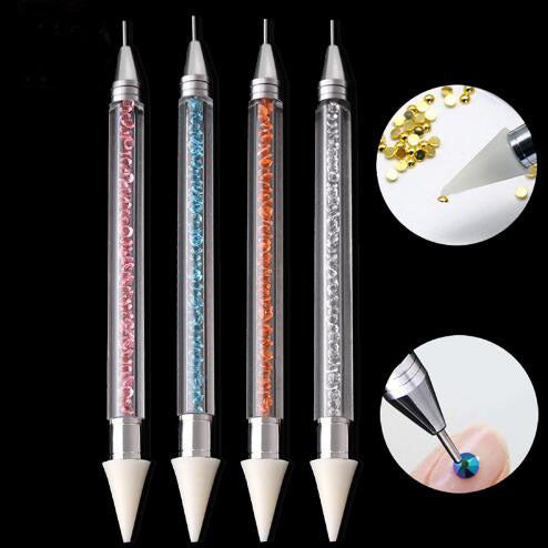 Dual-ended Nail Dotting Pen Rhinestone Studs Picker