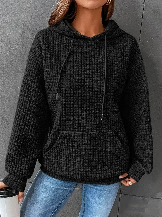 Women's Loose Solid Color Long-sleeved Sweater