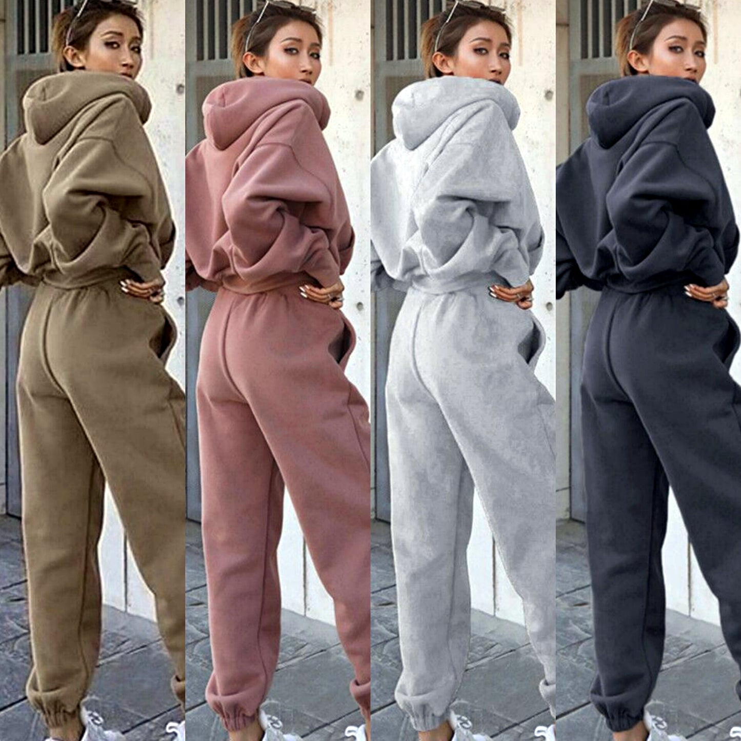 Women's Casual Hoodie Sports Suit