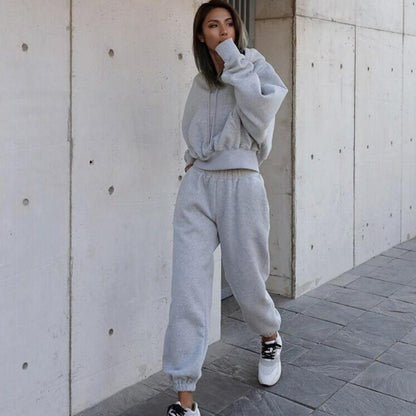 Women's Casual Hoodie Sports Suit