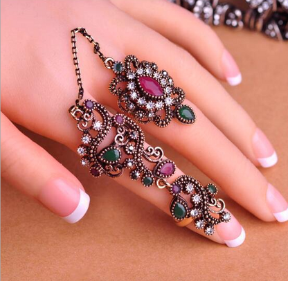 Turkish Double Finger Vintage Rings