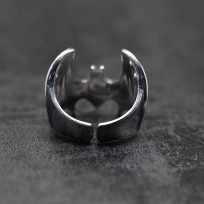 Retro Bat Adjustable Ring for Men and Women