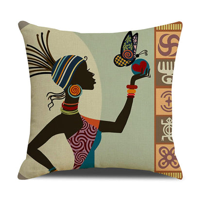 African Ethnic Sofa Decor Hug Pillowcase Cushion