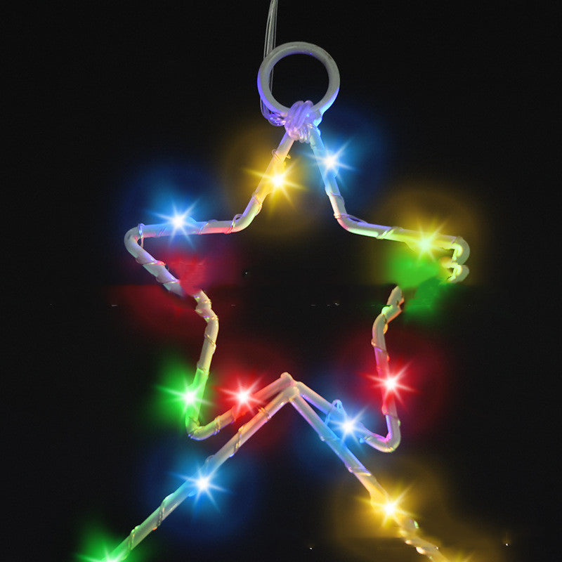 Wrought Iron Christmas Tree Shaped LED