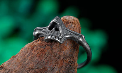 Retro Small Skull Titanium Steel Rings