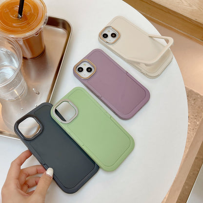 Candy Color Bracket Minimalist IPhone Case