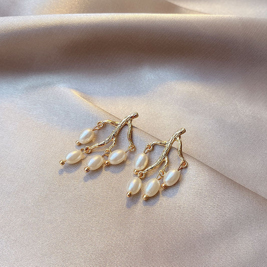 Pearl Branch Earrings for Women