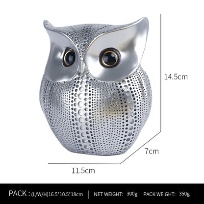 Owl Resin Craft Soft Decor