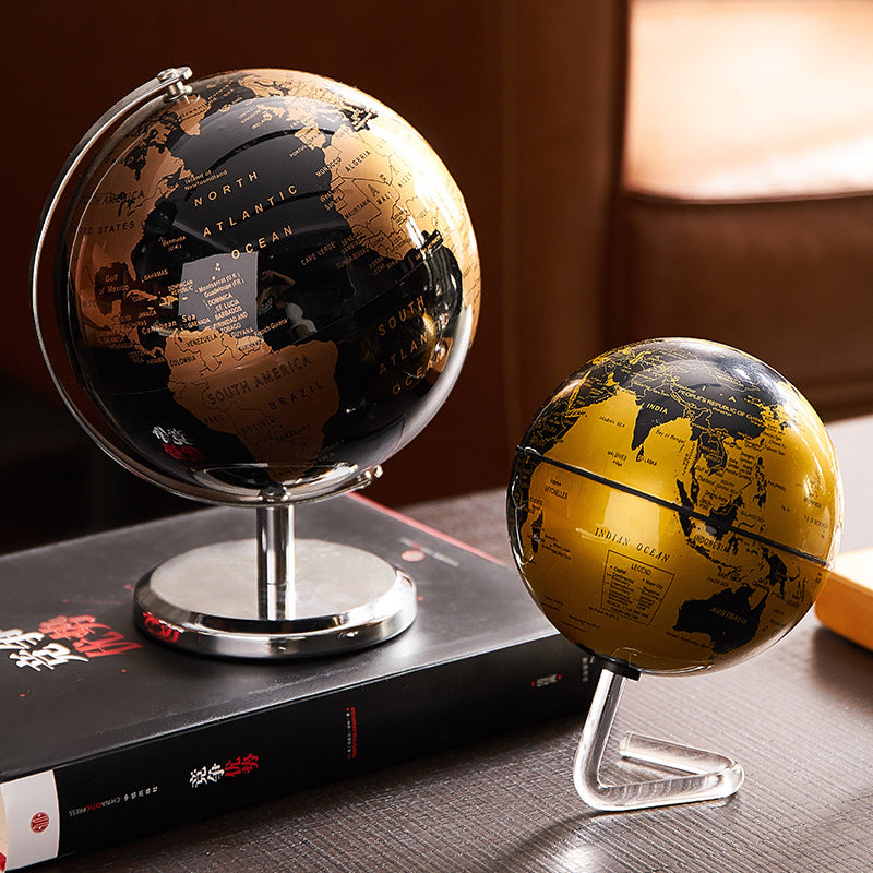 Luminous Rotation Globe Creative Bookcase Decor