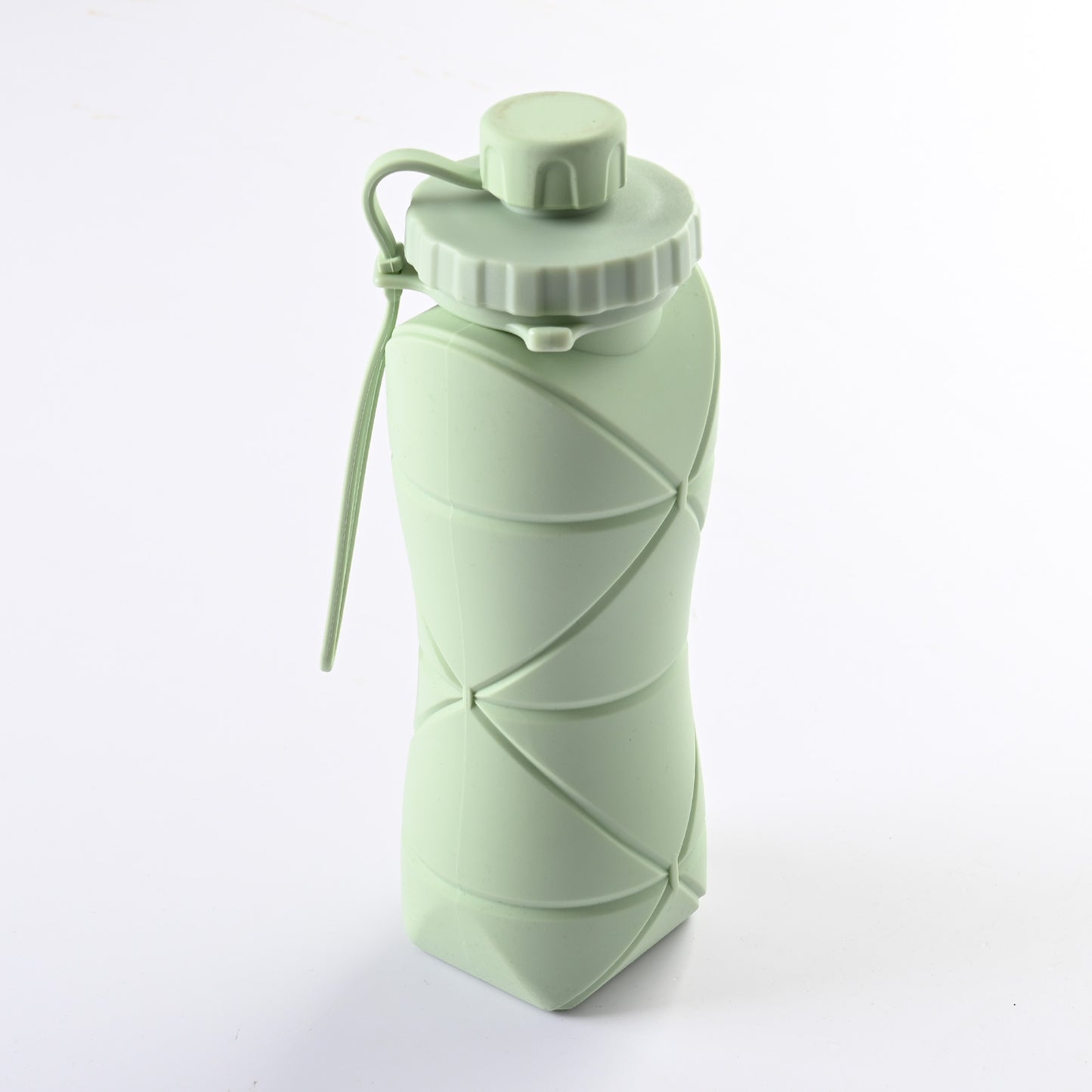 600ml Folding Silicone Portable Sports Water Bottle