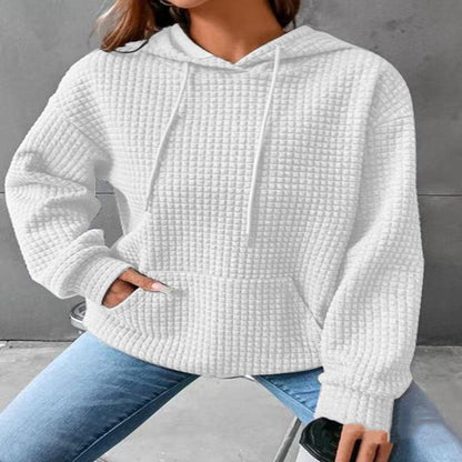 Women's Loose Solid Color Long-sleeved Sweater