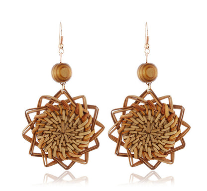 Rattan Handmade Bamboo Earrings