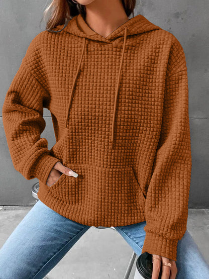 Women's Loose Solid Color Long-sleeved Sweater