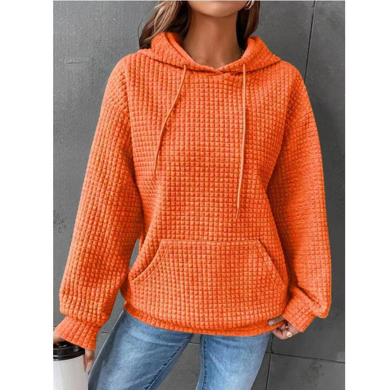 Women's Loose Solid Color Long-sleeved Sweater