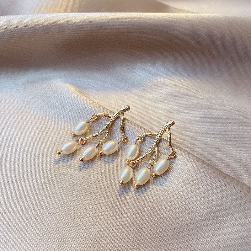 Pearl Branch Earrings for Women