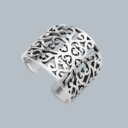 Women's Simple Ethnic Style Hollow Pattern Ring