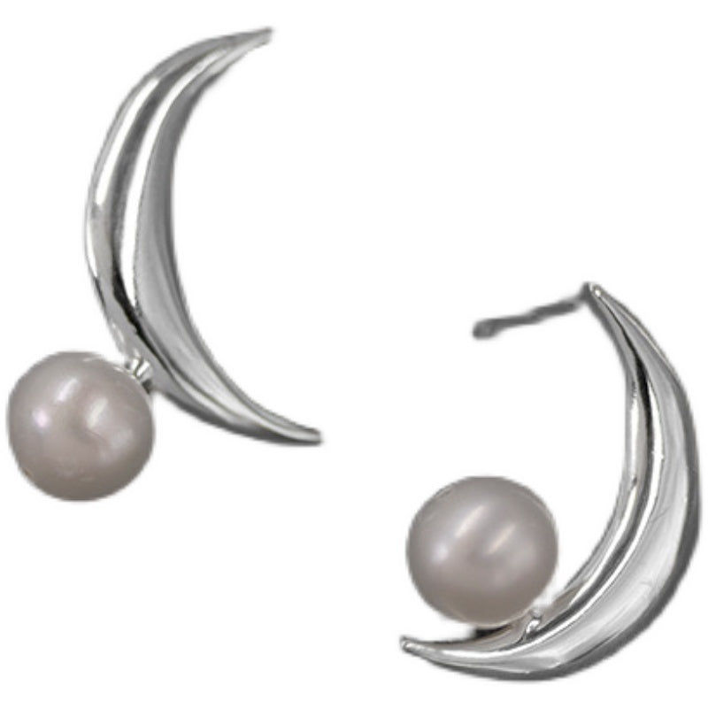 Asymmetrical Star Moon Earrings